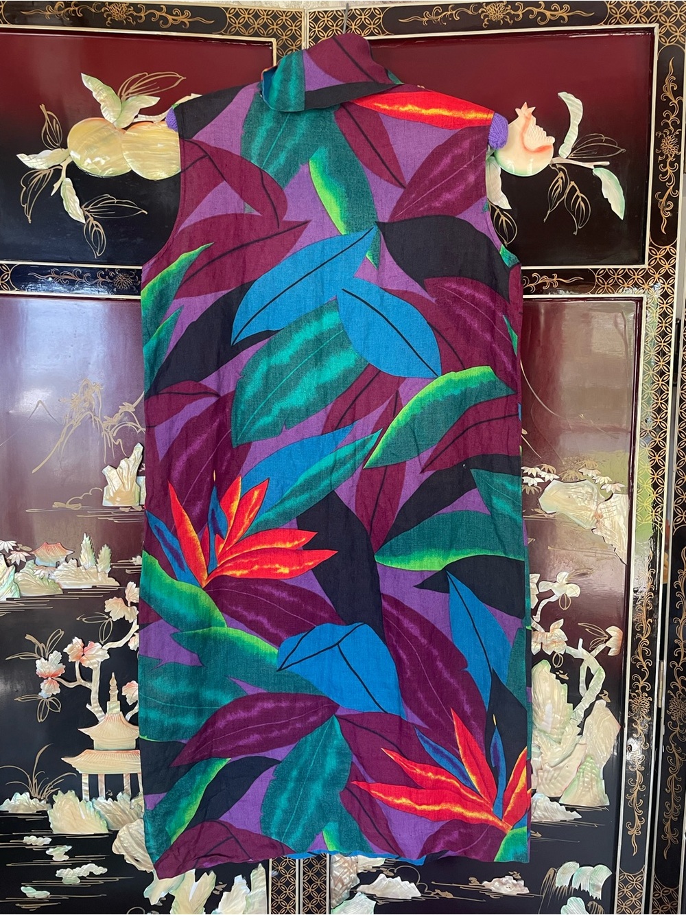 90s Italian linen dress - Picture 6 of 8